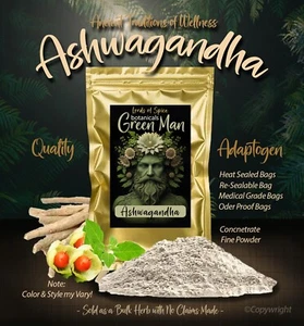 Polvo de Ashwagandha - Polvo de raíz de Ashwagandha puro - Hierba - EE. UU. - Imagen 1 de 1