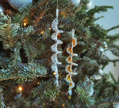 Icicle Christmas Tree Decoration, Hanging Xmas Tree Decor, Xmas Tree Decoracion - Image 1 of 4