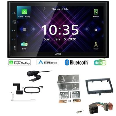 JVC Autoradio Apple CarPlay Android  DAB+ für Porsche Boxster Facelift 2009-2014 - Bild 1 von 4