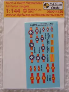 Mark 1 1/144 Scale North & South Vietnamese Air Force Insignia Decals - Bild 1 von 1