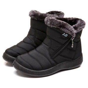 Women Winter Snow Boots Keep Warm Ankle Booties Non-Slip and Waterproof Shoes - Picture 1 of 12
