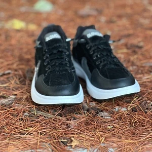 Para hombres Caminar Informal Exterior Negro Zapatos Entrenamiento Cross Tenis - Imagen 1 de 8