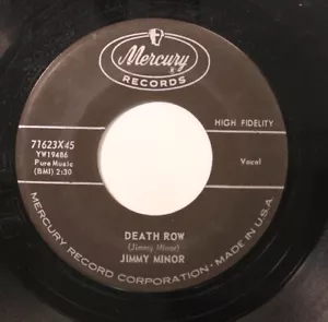 Rockabilly - 45 JIMMY Minor - Death Row / So Doggone Einsamer Auf Mercury - Bild 1 von 2