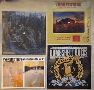Lot of 4 Flexi/Cardboard Records – Punk, Indie – Rare Art Prints & Music - Picture 1 of 5