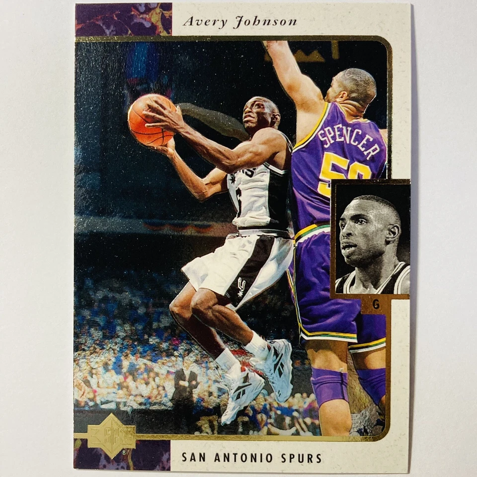 1995-96 SP San Antonio Spurs Basketball Card #120 Avery Johnson Tc2 - Image 1 of 2