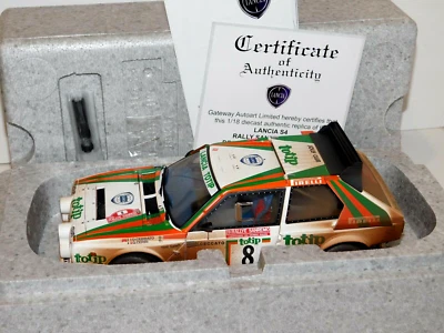 LANCIA DELTA S4 TOTIP #8 2° SANREMO 1986 VERSIONE SPORCA AUTOART 88619 1:18 - Immagine 1 di 4