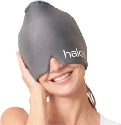 MYHALOS Migraine Relief Cap Ice Pack Cold Wrap Reusable Therapy Headaches Sinus - Image 1 of 4