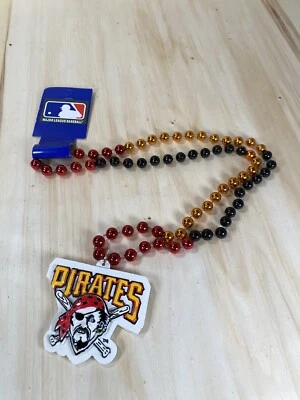 Pick your Team! MLB Baseball Team Mardi Gras Bead Necklace With Medallion Logo - Image 1 of 4