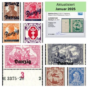 Sello de Gdansk nuevo 1ª elección Michel 1-150 Fischer 1-144 ** Mint MNH - Imagen 1 de 248