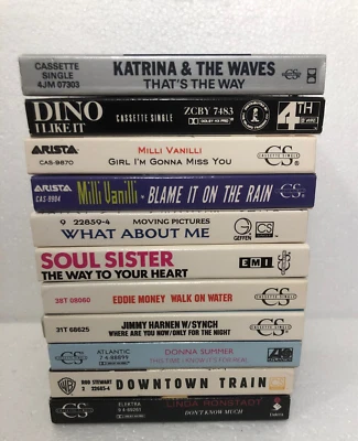 Cassette Single Lot Of 11 (Pop Music)  Foto 1 de 4