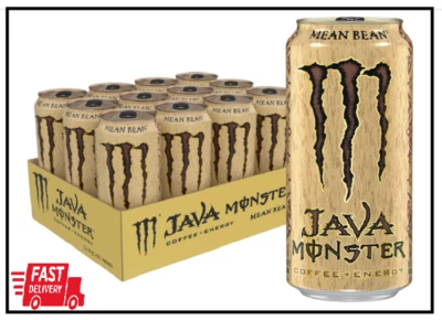 Monster Energy Java Monster Mean Bean Café + Bebida Energética 15 Fl OZ Paquete de 12 Foto 1 de 3