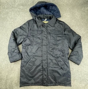Evin Jacket Men's Medium Telescopic Sleeve Navy Vintage 90's Insulated Parka - Picture 1 of 17