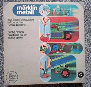 Märklin-Metallbaukasten 1053 C, 70er Jahre. SUPER RESTAURIERT, KOMPLETT! - Bild 1 von 11