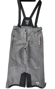KILLTEC Level 3 SNOW BIB PANTS Ski Pants Removable Straps Overalls Kids Size 8 - Picture 1 of 5