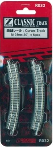 Rokuhan Zgauge R032 Curved Rail R195-30 (6 Pieces included) - Picture 1 of 1