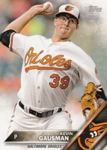 Lot of (10) 2016 Topps Mini KEVIN GAUSMAN Card LOT SP/1000 #180 Orioles - Picture 1 of 1