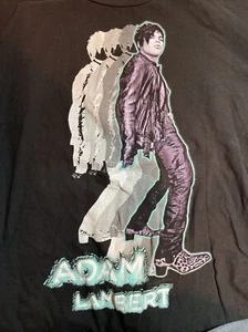 Camiseta Adam Lambert Adulto GRANDE Gira Banda de Conciertos - Imagen 1 de 1