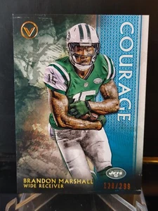 Brandon Marshall 2015 Topps Valor Courage #124 - 129/299 - New York Jets - Picture 1 of 2