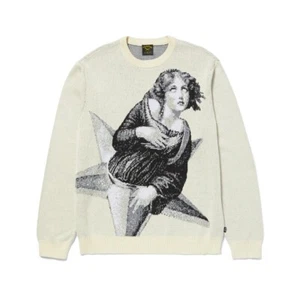 Huf x Smashing Pumpkins Star Girl Crewneck Sweater 2XL XXL - NWT NEW - Picture 1 of 12