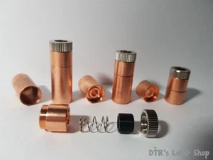 12mm Copper Laser Diode Mount Blank Modules - 3.8mm - 5.6mm - 9mm - DTR-CLMV5-12 - Picture 1 of 10