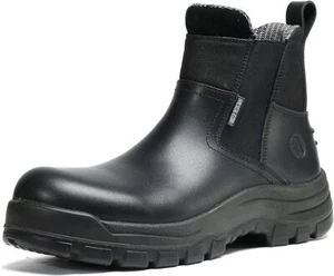 Botas de trabajo de seguridad disipativas estáticas antideslizantes impermeables con puntera suave para hombre - Imagen 1 de 8