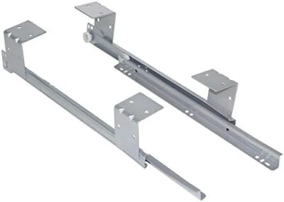 Emuca Roller-Bearing Runners for Under Desk Keyword Platform/Shelf/Drawer, Grey - Image 1 of 4