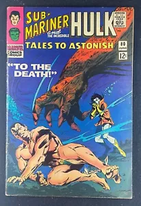 Tales to Astonish (1959) #80 FN- (5.5) Sub-Mariner Hulk 1st Quagmire of Doom - Picture 1 of 2