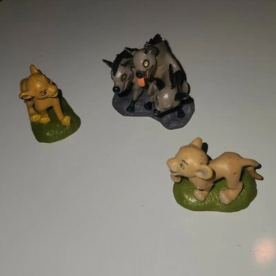 Juego de 3 figuras de juguete para adorno de pasteles Simba Nala Rey León Foto 1 de 4