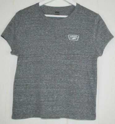 Camiseta Vans Juvenil Grande L Camiseta Gráfica Gris Blanco Monopatín CA NY Desde 1966  Foto 1 de 3