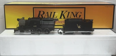RAILKING O-GAUGE JERSEY CENTRAL 30-1141-1 CAMELBACK 4-6-0 STEAM ENGINE LNIB - Image 1 of 4