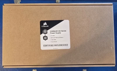 Corsair HX1000i 1000W Power Supply - CP-9020259-NA/RF Certified SEALED - Image 1 of 2