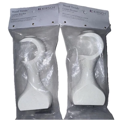 Lote de 2 postes de soporte central Kirsch Wood Trends postes de 1 3/8 pulgadas de diámetro Foto 1 de 2