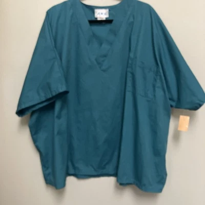 PLUS SIZE NWT Scrub Tops 5XL No Iron With Pocket - Image 1 of 2