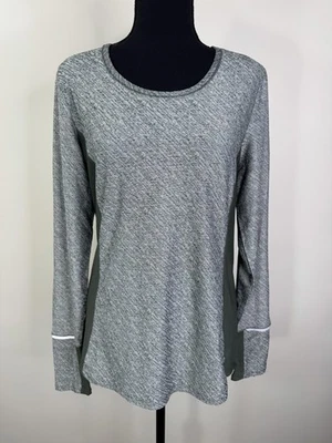 Camisa RBX Para Mujer Grande Gris Verde Manga Larga X-Dri Atlética Pullover Top Foto 1 de 4