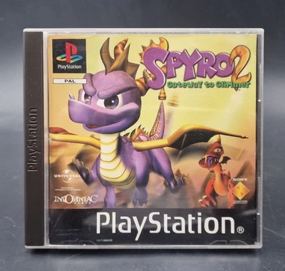 Spyro 2 Gateway to Glimmer - Sony Playstation 1 PS1 - Complet - PAL - Bon Etat - Immagine 1 di 4