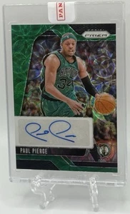Paul Pierce 2024-25 Panini Prizm Signatures Choice Green Prizm Auto /8! Celtics - Picture 1 of 3