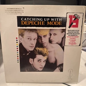 Catching Up With Depeche Mode Vinyl LP RARE Promo with Hype Sticker VG+ - Picture 1 of 5