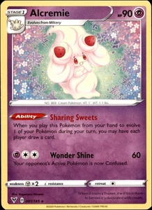 Pokemon - Alcremie #081/185 - SWSH04: Vivid Voltage Rare - Picture 1 of 2