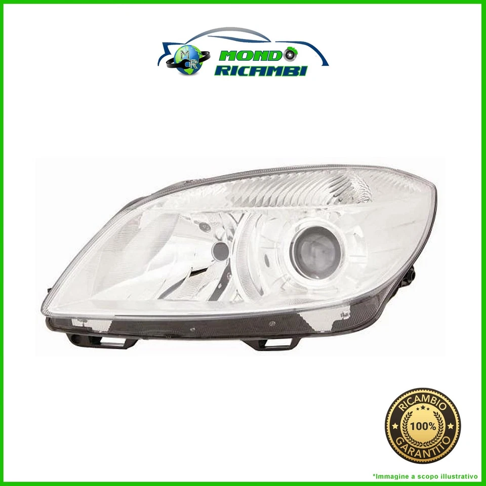 Scheinwerfer Vorne Links 2 Parabeln - SX - Skoda Roomster 10- - Bild 1 von 1