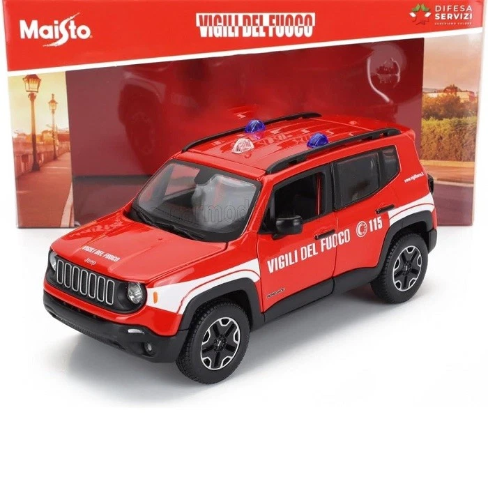 Maisto Jeep Renegade Vigili del Fuoco Scala 1:24 - Immagine 1 di 1