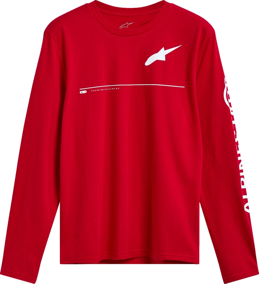 Alpinestars Committed CSF Mens Long Sleeve T-shirt Red - Image 1 of 1