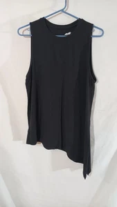 Camiseta sin mangas Avia Tie Side negra grande para mujer - Imagen 1 de 8