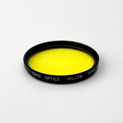 Toyo Optics 52mm Yellow Filter.  Made in Japan - Image 1 of 2