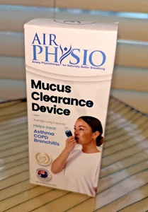 Air Physio Mucus Clearance Device Airway Physiotherapy COPD New Sealed In Box - Picture 1 of 4