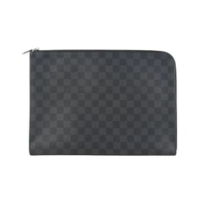 Louis Vuitton Clutch GM Damier Graphite N64437 36066-1 148466232 - Picture 1 of 8