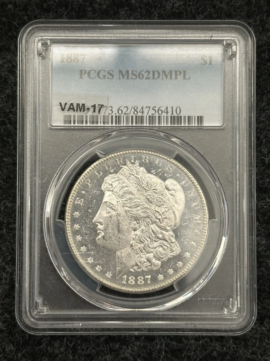 MS 62 Graded 1887 Year Morgan US Dollars (1878-1921) for sale | eBay