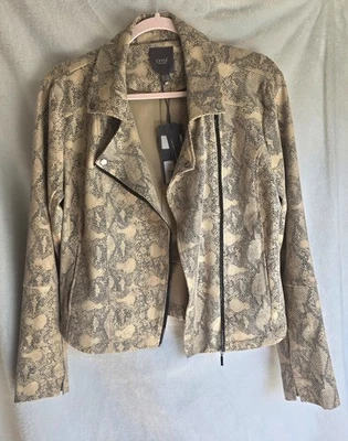 Chaqueta de gamuza vegana Lysse New York talla mediana Foto 1 de 4