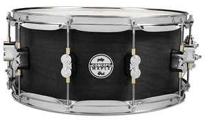 PDP By DW Black Wax Maple Snare Drum 6.5x14 - Picture 1 of 5