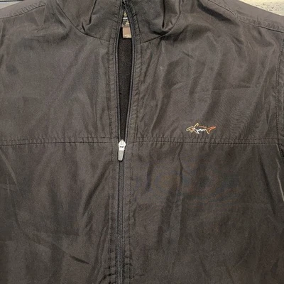 Colete Greg Norman para Tasso Elba preto com zíper GRANDE - Imagem 1 de 4