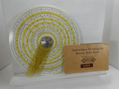 1940 LIETZ CIRCULAR THE BINARY SLIDE RULE With Instructions Booklet - Image 1 of 3